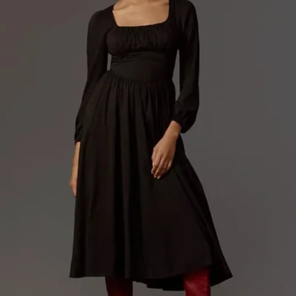 LKNW Reformation Oria Dress Black Size 4 Worn 1x